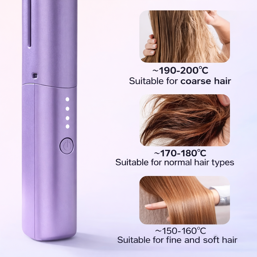 Wireless Hair Straightener Comb