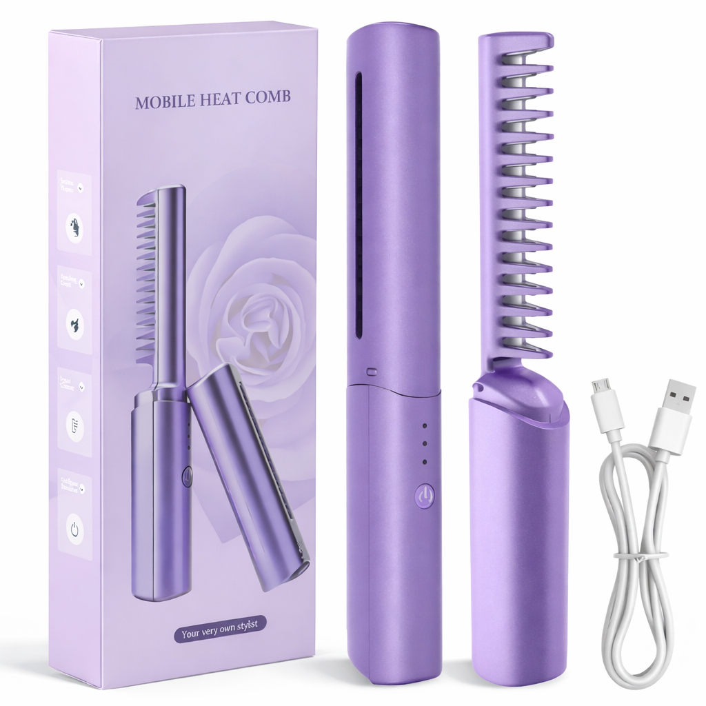 Wireless Hair Straightener Comb