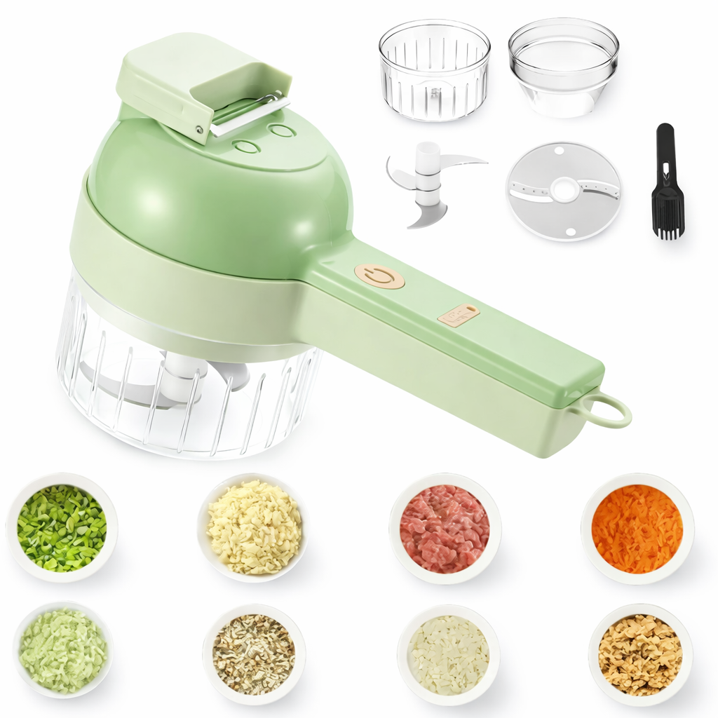 All in One Electric Vegetable Chopper & Slicer